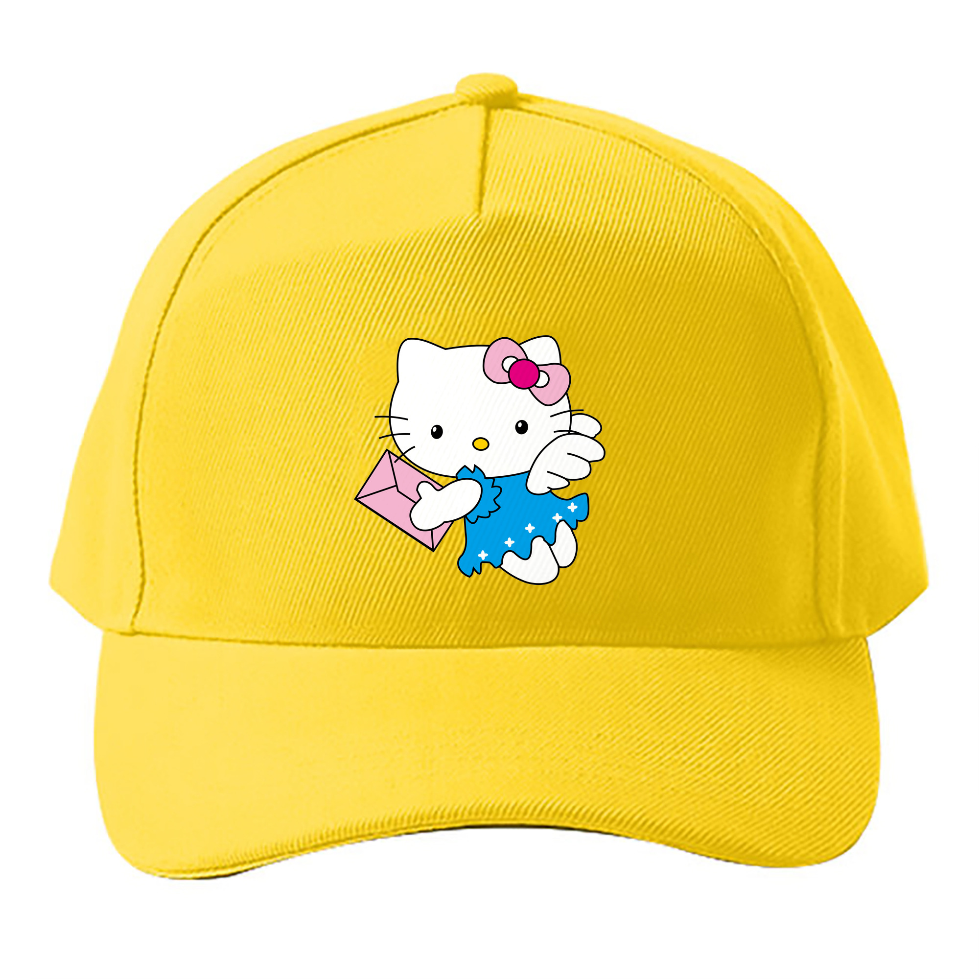 （画像用） Hello Kitty ハローキティ ベースボールキャップ 綿100％ 男女兼用 帽子 スポーツ